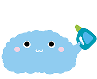 お洗濯中のそらたん